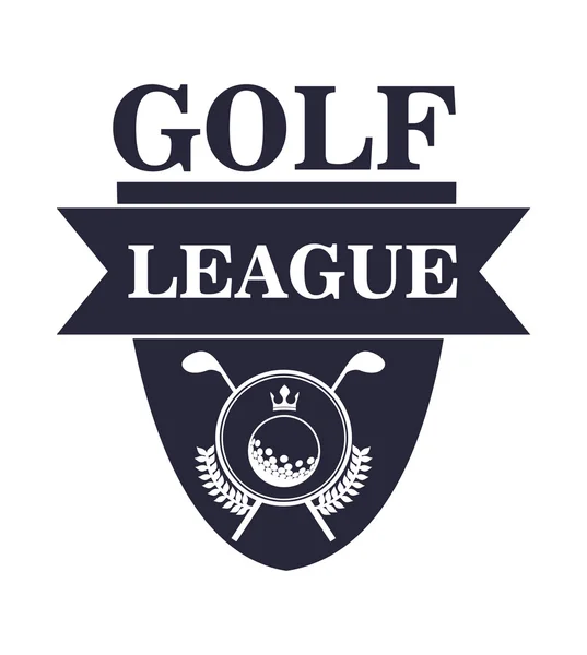 Golf-Liga-Design — Stockvektor