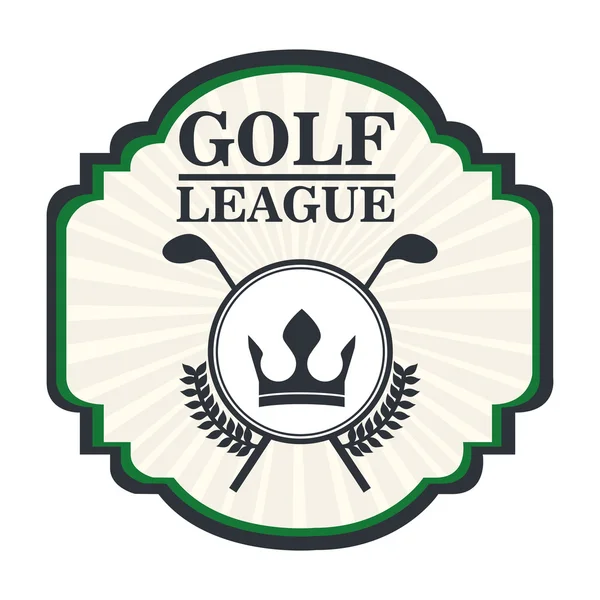 Progettazione campionato di golf — Vettoriale Stock
