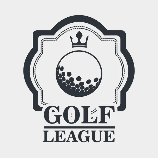 Golf competitie ontwerp — Stockvector