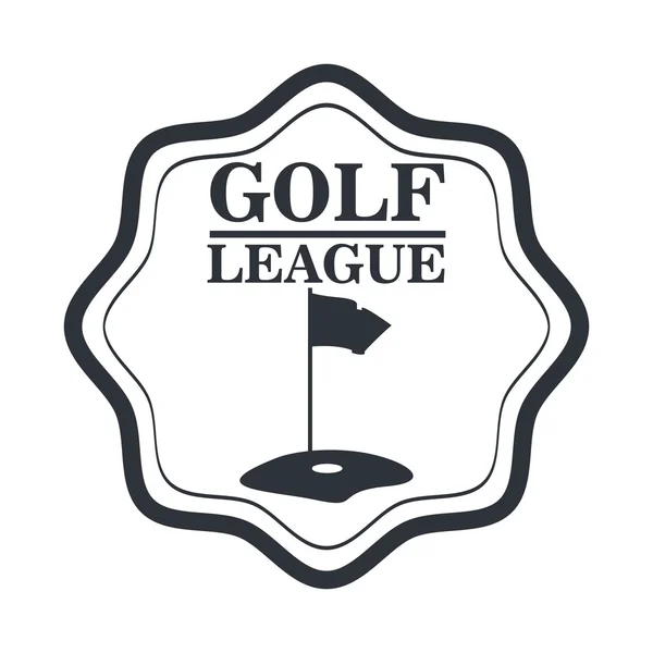 Diseño de liga de golf — Archivo Imágenes Vectoriales