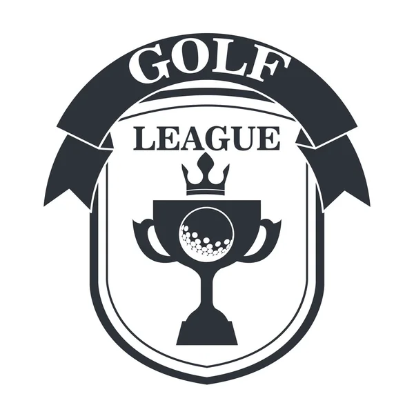 Golf league design — Stock Vector