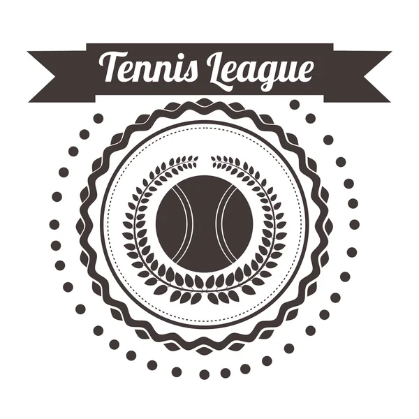 Diseño de liga de tenis — Archivo Imágenes Vectoriales