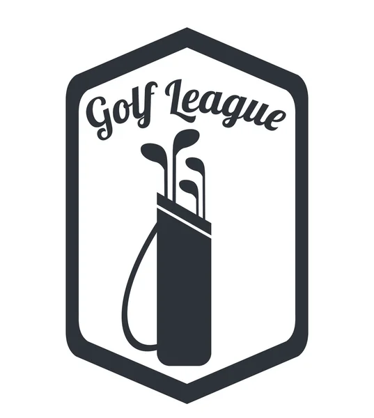 Golf league design — Stock Vector