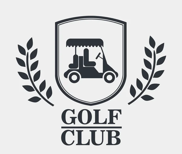 Conception de ligue de golf — Image vectorielle