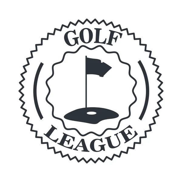 Golf league design — Stock Vector