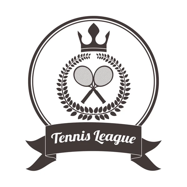 Conception de ligue de tennis — Image vectorielle