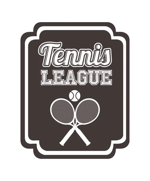 Diseño de liga de tenis — Archivo Imágenes Vectoriales