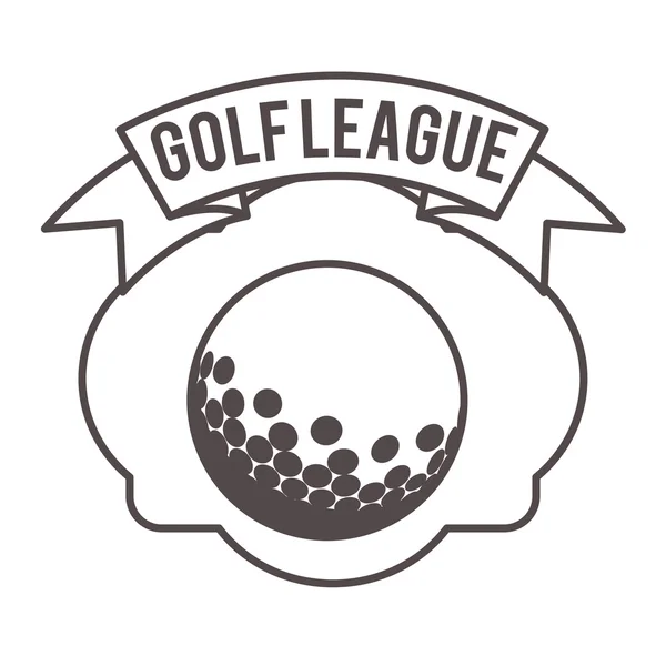 Golf-Liga-Design — Stockvektor