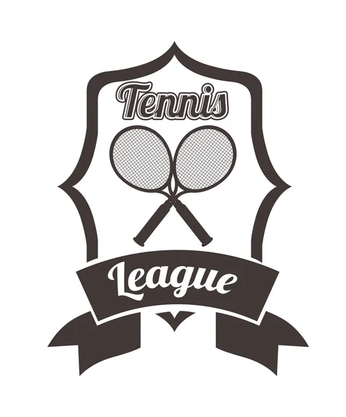 Tennis league design — Stock Vector