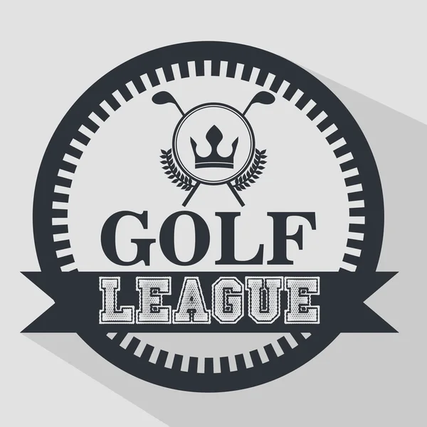 Golf league design — Stock vektor