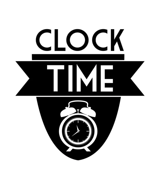 Clock and time design — Stock Vector