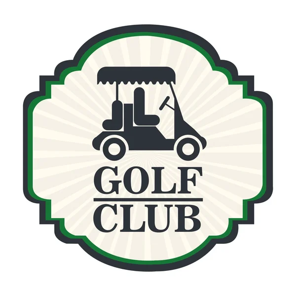Conception de ligue de golf — Image vectorielle