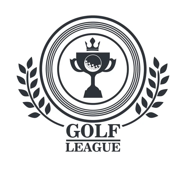 Diseño de liga de golf — Archivo Imágenes Vectoriales