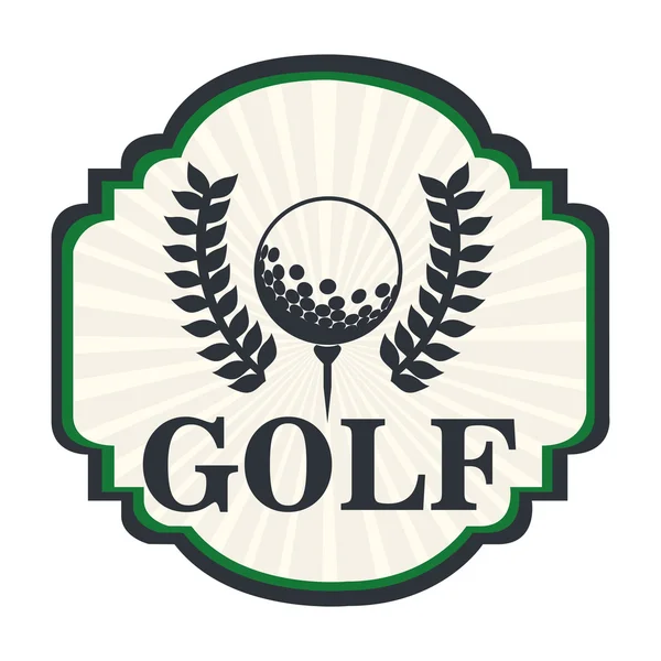 Design da liga de golfe — Vetor de Stock