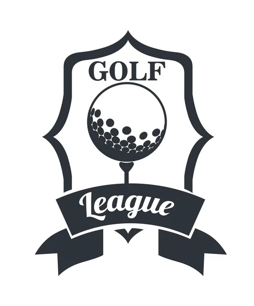 Golf-Liga-Design — Stockvektor