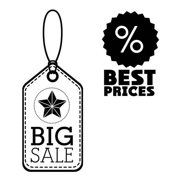 Big sale design — Stock Vector