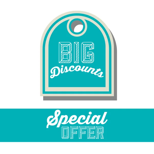 Big sale design — Stock Vector