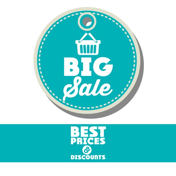 Big sale design — Stock Vector