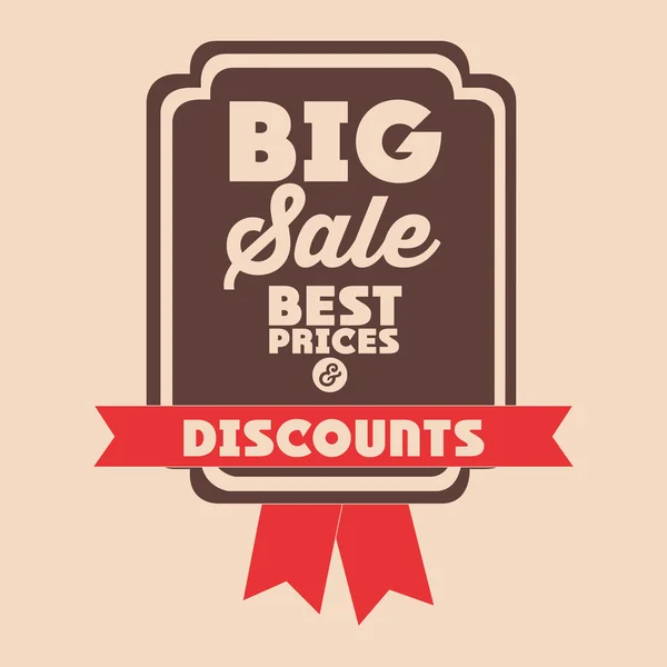 Big sale design — Stock Vector