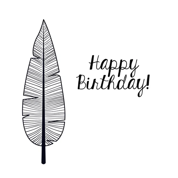 Feliz cumpleaños diseño — Archivo Imágenes Vectoriales