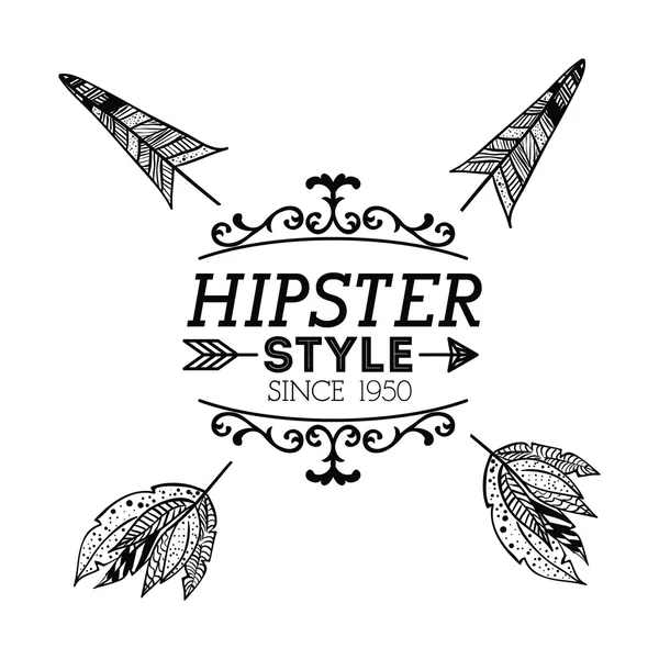 Hipster stijl ontwerp — Stockvector