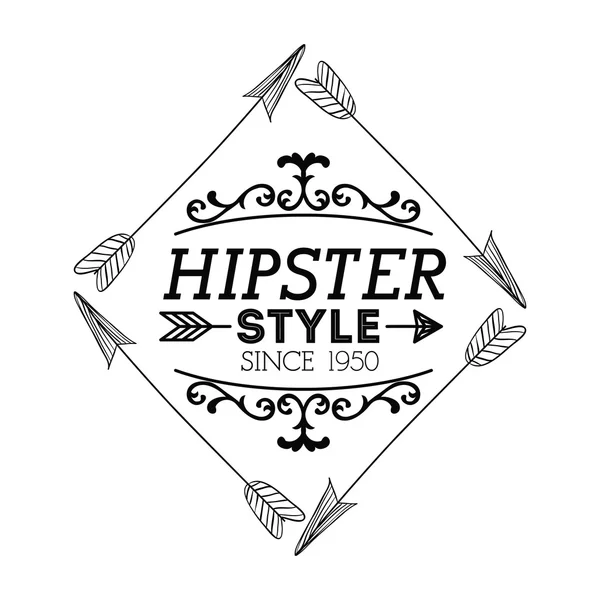 Hipster stijl ontwerp — Stockvector