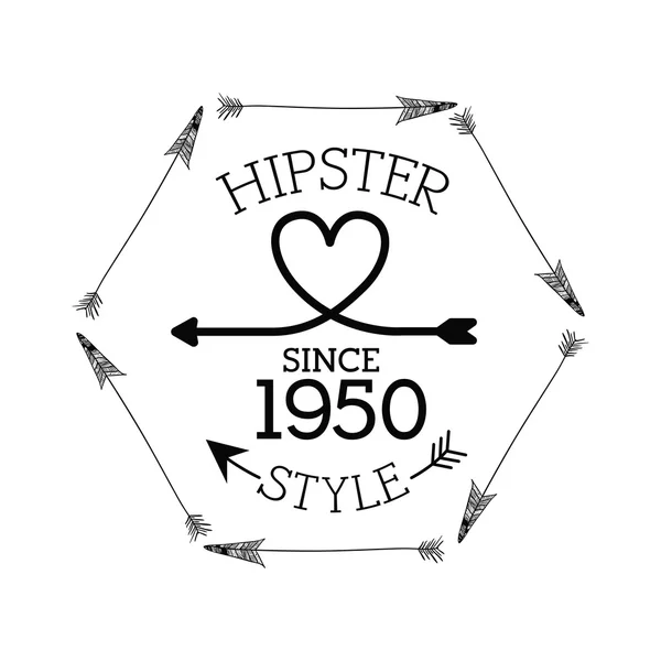 Hipster style design — Stock Vector