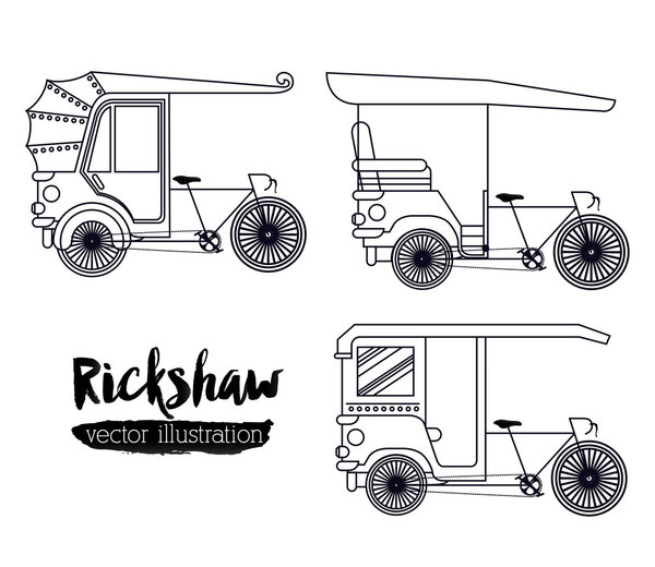 rickshaw trasnportation design