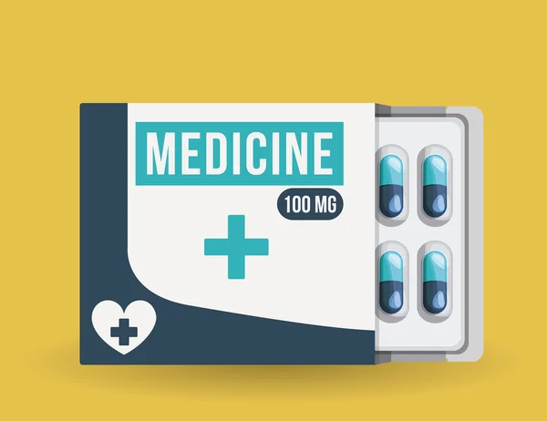 Diseño de farmacia tienda — Vector de stock