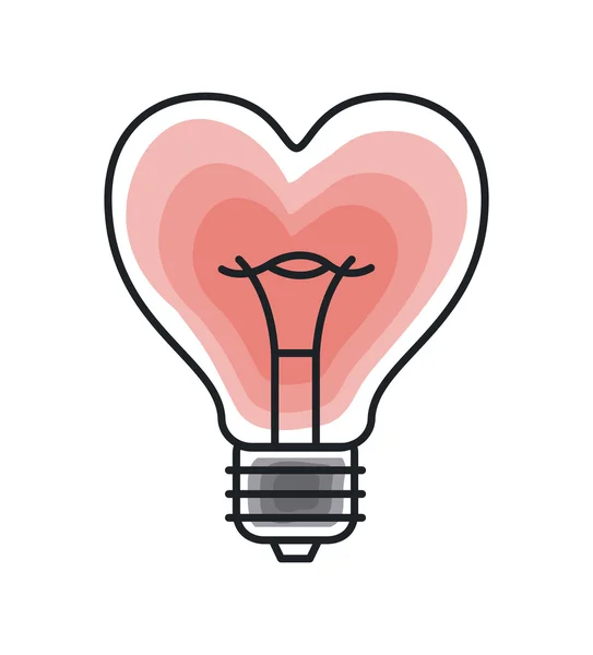 Lamp licht pictogram ontwerp — Stockvector