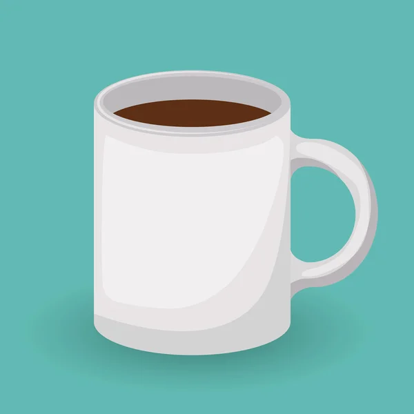 Kávy šálek izolované design — Stockový vektor