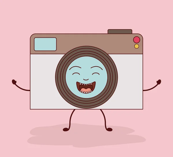 Camera character design — Stock Vector