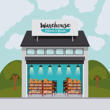 Teslimat ve depolama depo tasarımı