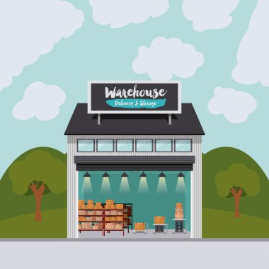 Teslimat ve depolama depo tasarımı