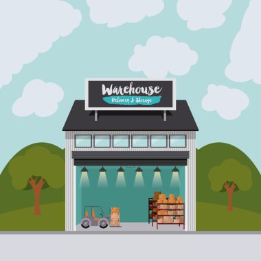 Teslimat ve depolama depo tasarımı