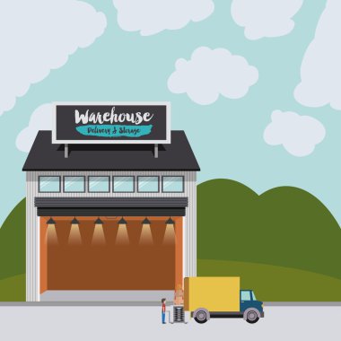 Teslimat ve depolama depo tasarımı