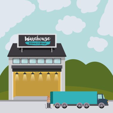 Teslimat ve depolama depo tasarımı