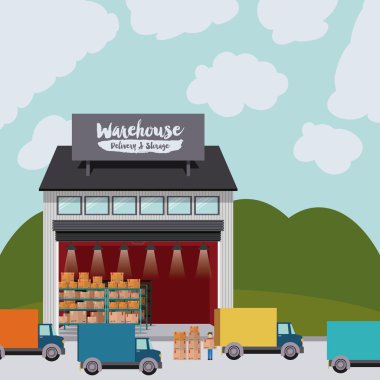 Teslimat ve depolama depo tasarımı