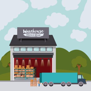 Teslimat ve depolama depo tasarımı