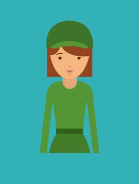 kadın memur tasarım