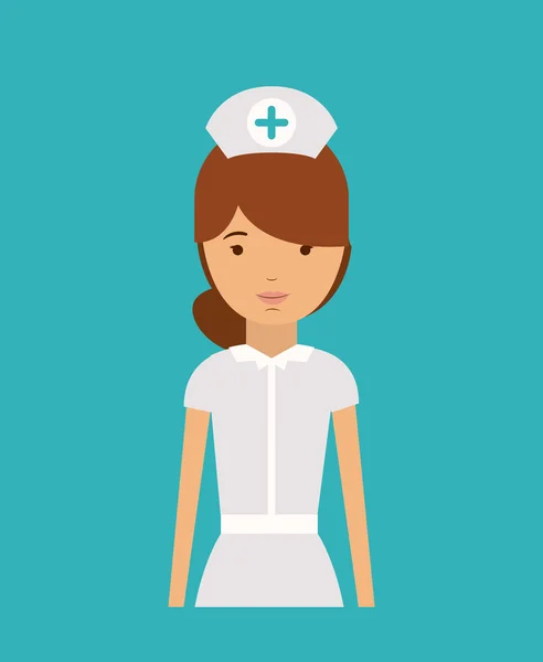 Nurse professions design — Stock Vector