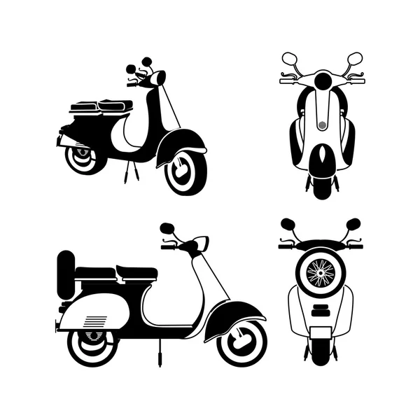 Design de estilo scooter — Vetor de Stock