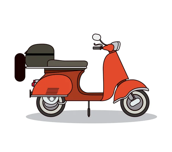 Design stile scooter — Vettoriale Stock