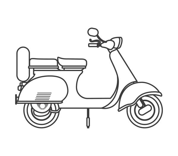 Design stile scooter — Vettoriale Stock