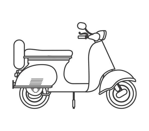 Design stile scooter — Vettoriale Stock