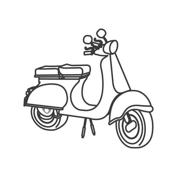 Diseño de estilo scooter — Vector de stock