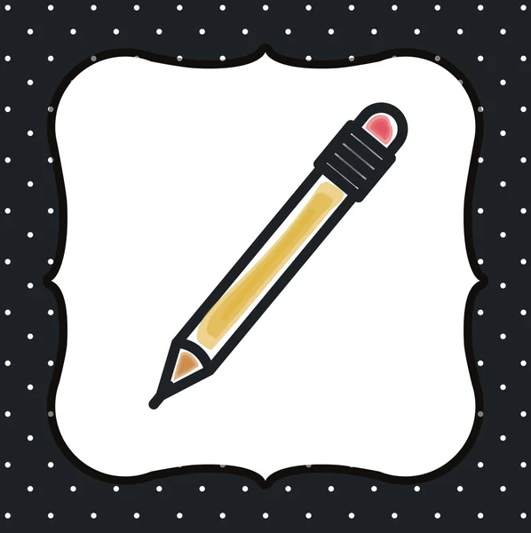 Bleistift-Icon-Design — Stockvektor