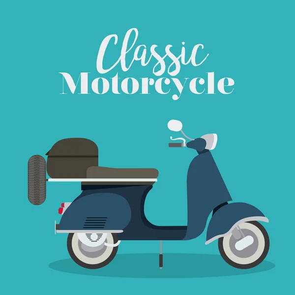 Diseño de estilo scooter — Vector de stock