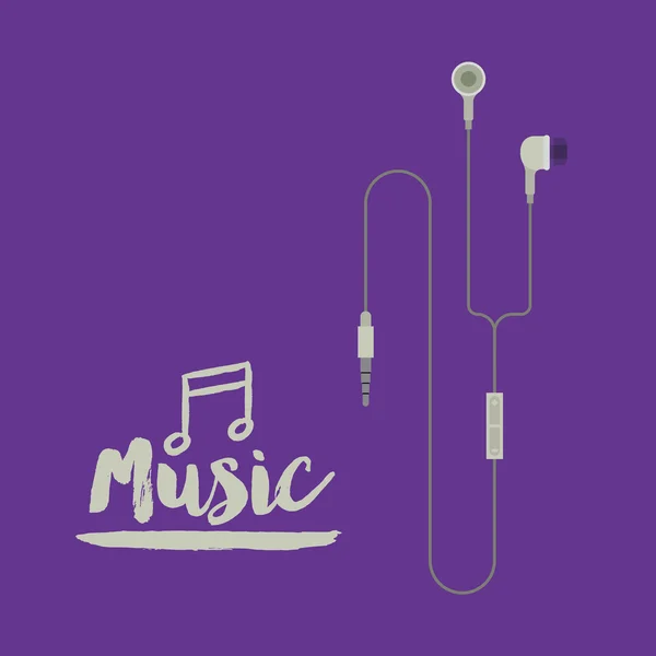 Design de musique mobile — Image vectorielle