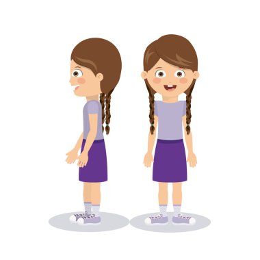 Kız karakter tasarımı